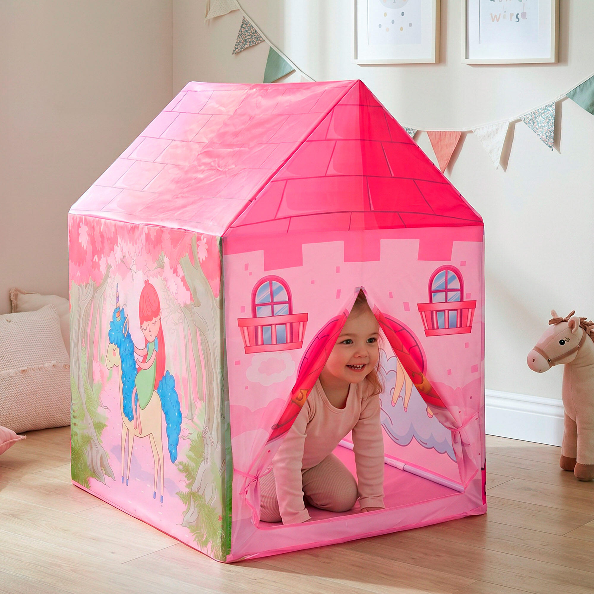 Fun Area! Casita de juegos de princesa y unicornio 2/7
