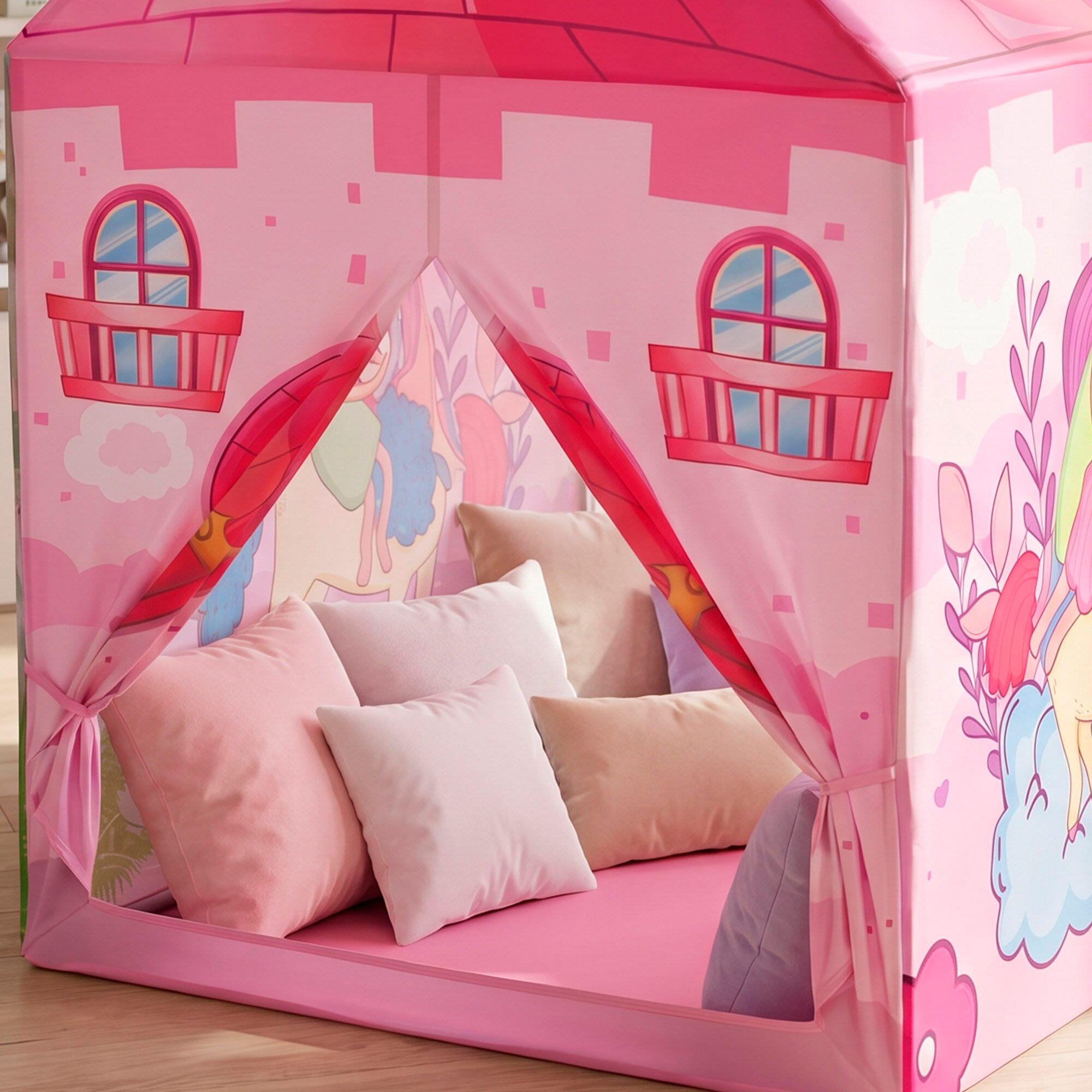 Fun Area! Casita de juegos de princesa y unicornio 6/7
