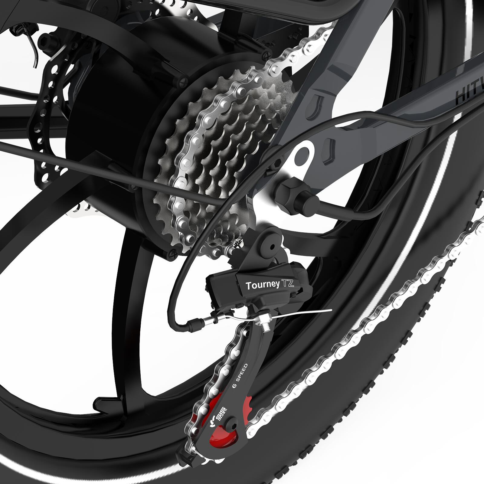 Elektrische vouwfiets fatbike 20*3,0" 150km BK6S 5/7
