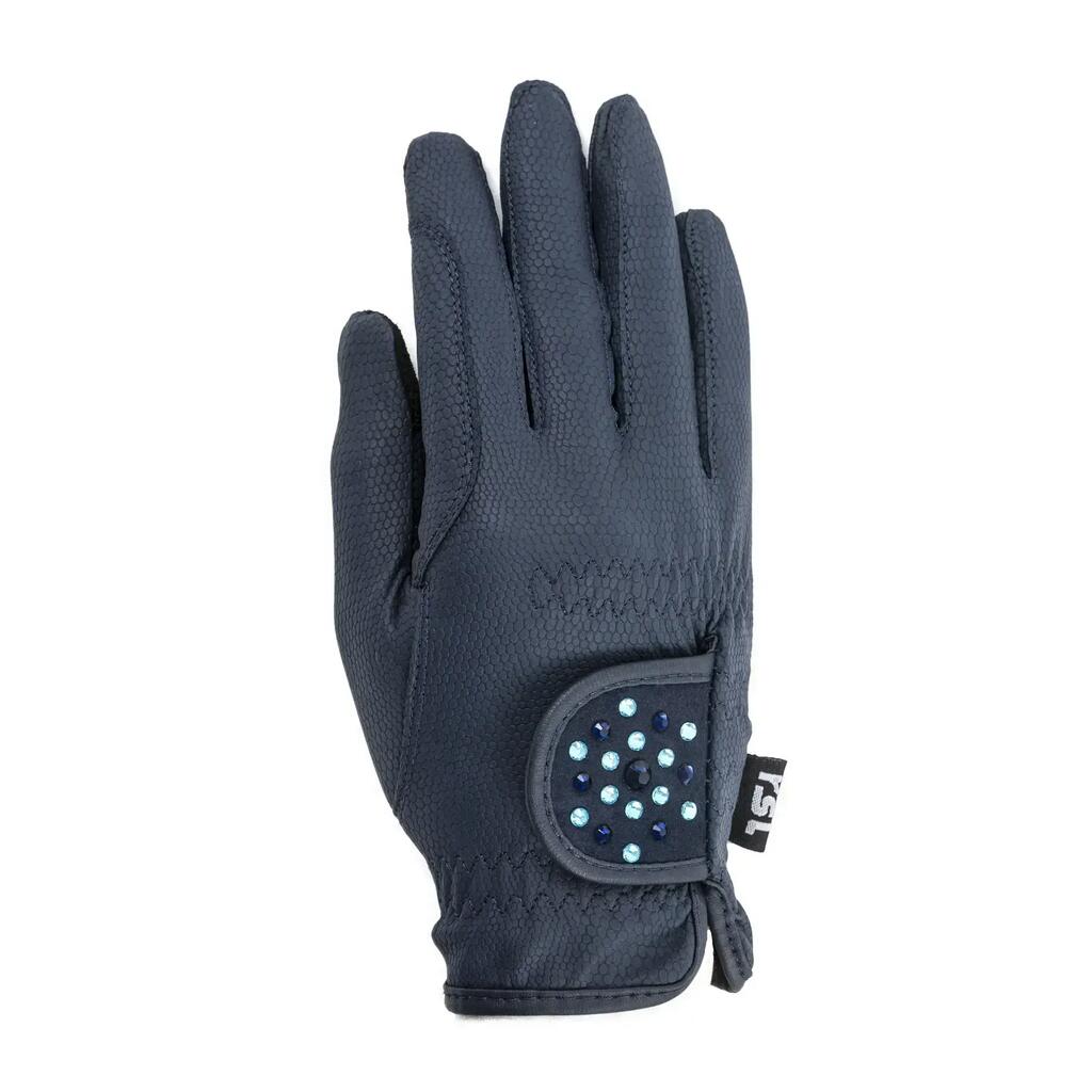 Riding gloves with rhinestones RSL Riders Touch Ascona