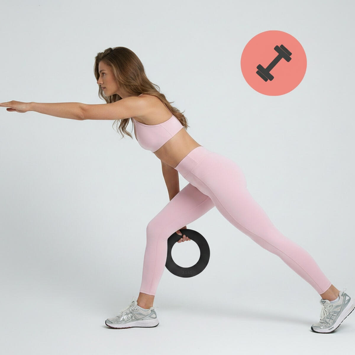 OBRĘCZ OBCIĄŻENIOWA ROUND RING DO ĆWICZEŃ FITNESS REHABILITACJI 2,3 KG 3/7