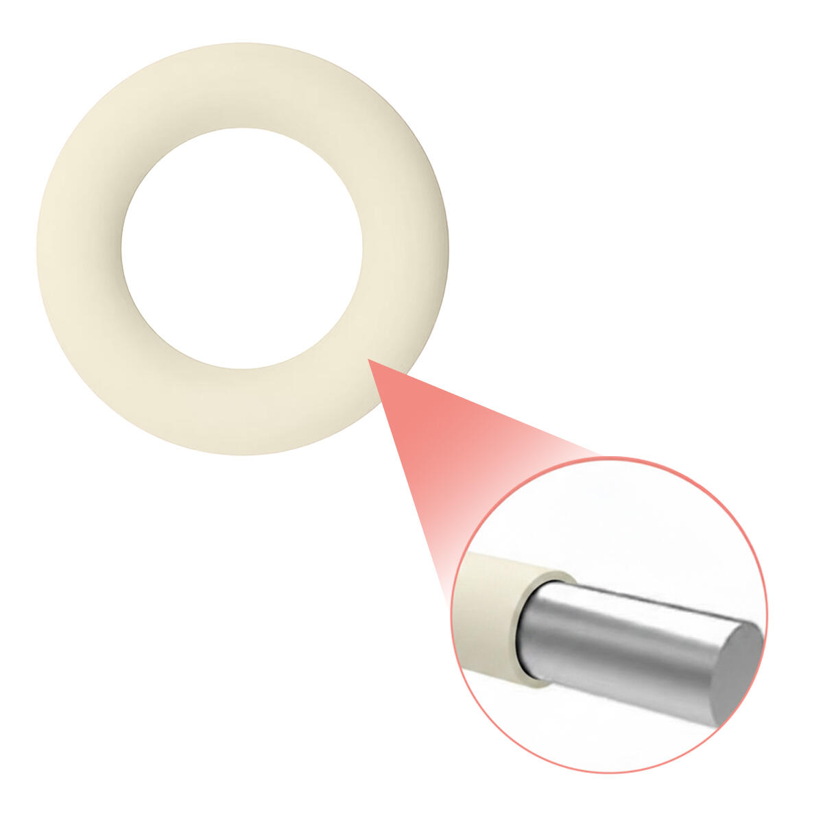 OBRĘCZ OBCIĄŻENIOWA ROUND RING DO ĆWICZEŃ FITNESS REHABILITACJI 2,3 KG 2/7