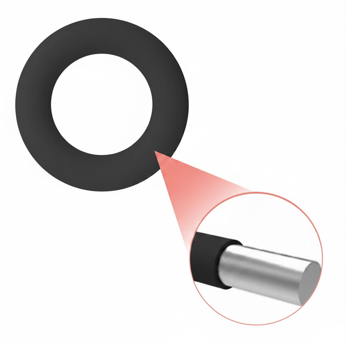 OBRĘCZ OBCIĄŻENIOWA ROUND RING DO ĆWICZEŃ FITNESS REHABILITACJI 2,3 KG 2/7