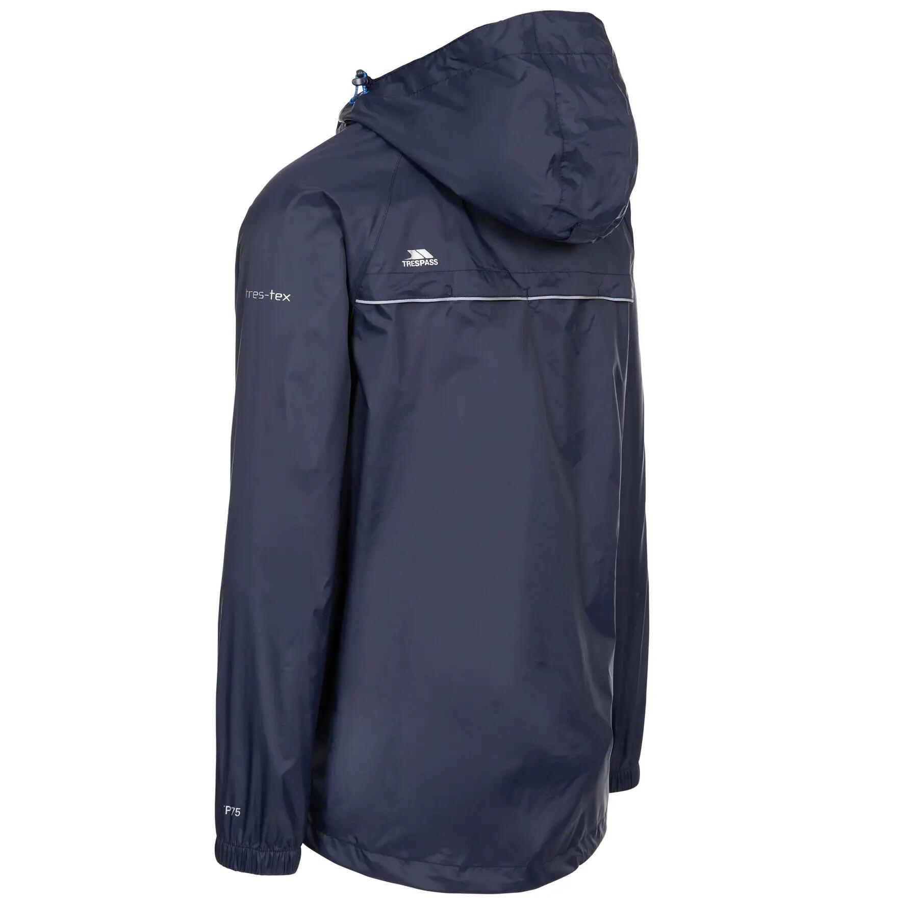 Veste imperméable à capuche zippé Trespass Qikpac X 2/7