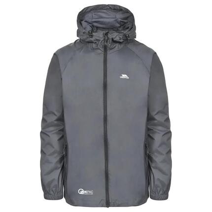 Veste imperméable à capuche zipée Trespass Qikpac