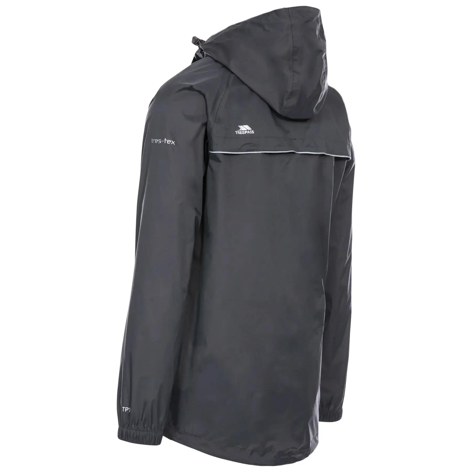 Chubasquero con capucha Trespass Qikpac X 3/7