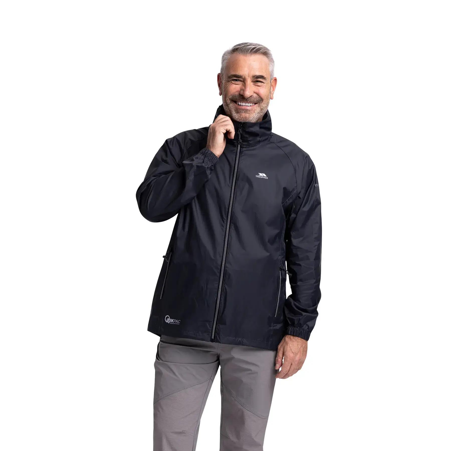 Regenjacke mit Kapuze Trespass Qikpac X 2/6