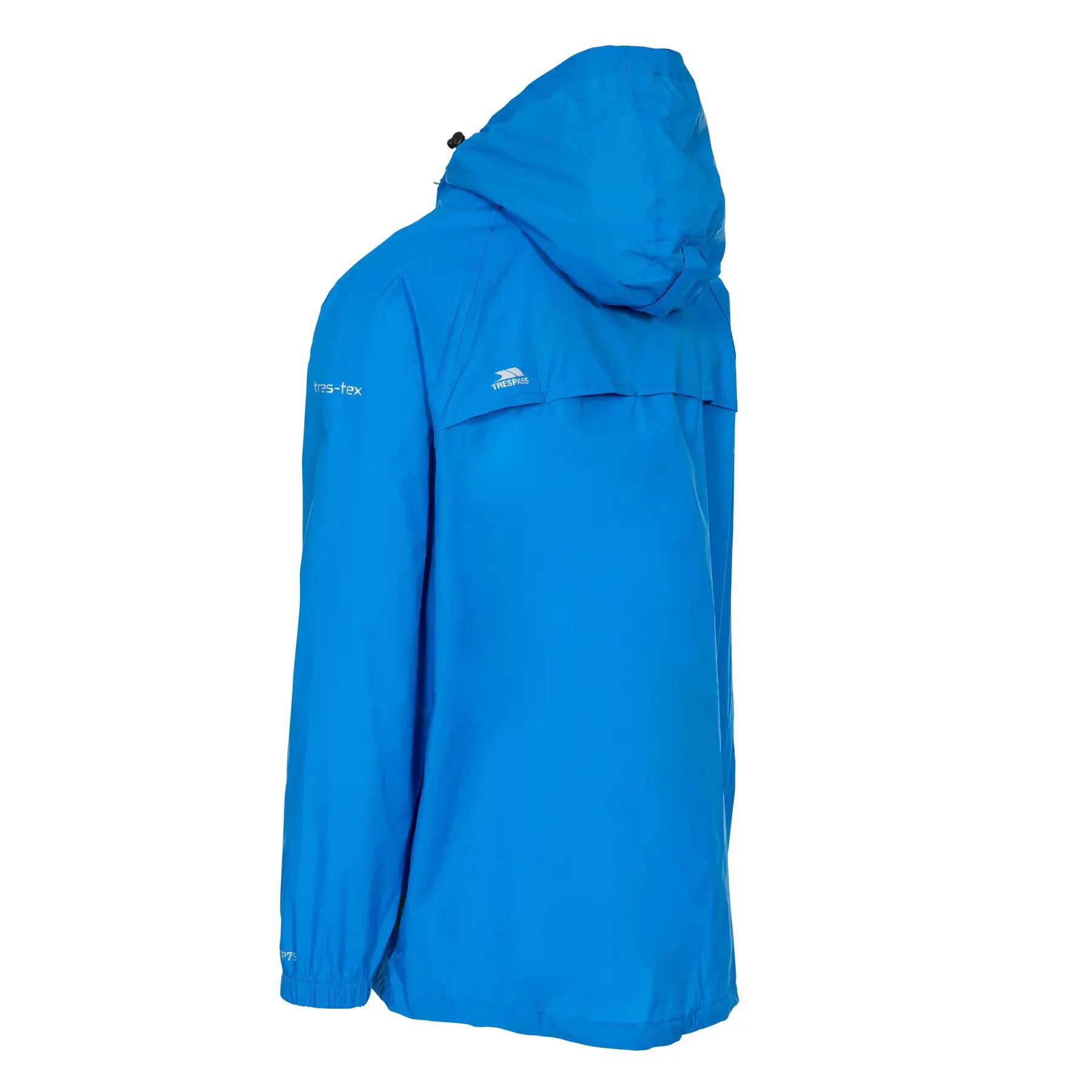 Veste imperméable à capuche zipée Trespass Qikpac 3/7