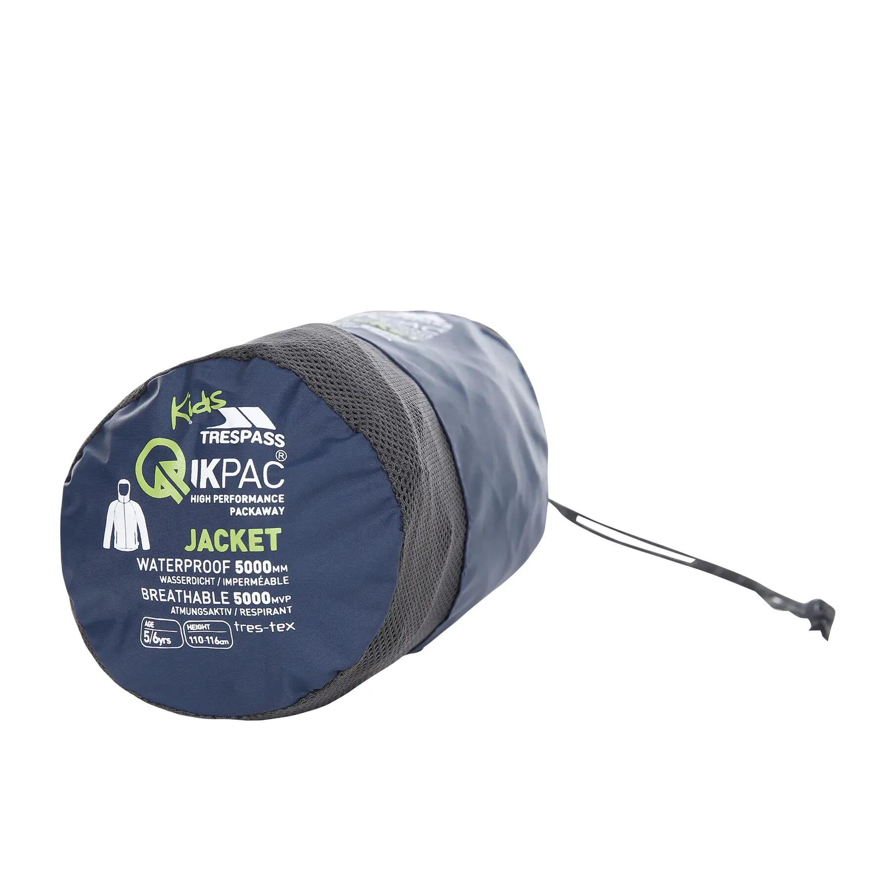Waterdichte meisjesjas Trespass Qikpac X 3/3