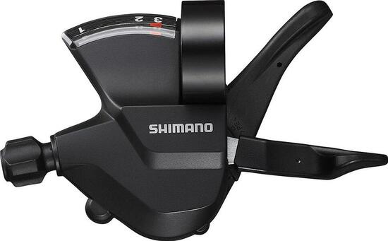 Dźwignia lewej przerzutki tylnej Shimano Altus SL-M315 Rapidfire Plus 180 mm 3V