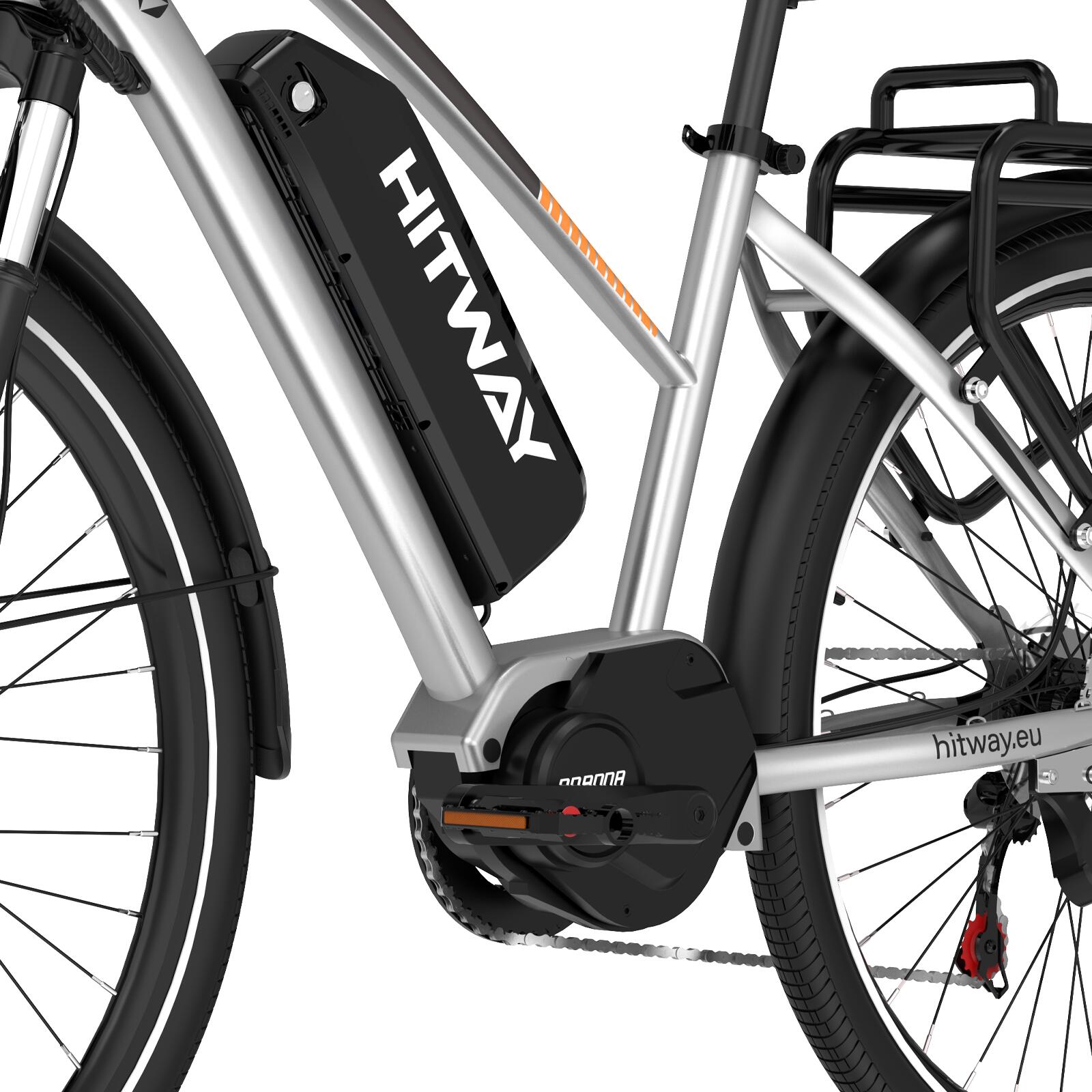 Vélo électrique de ville moteur central capteur couple 150 km BK-U1 5/7