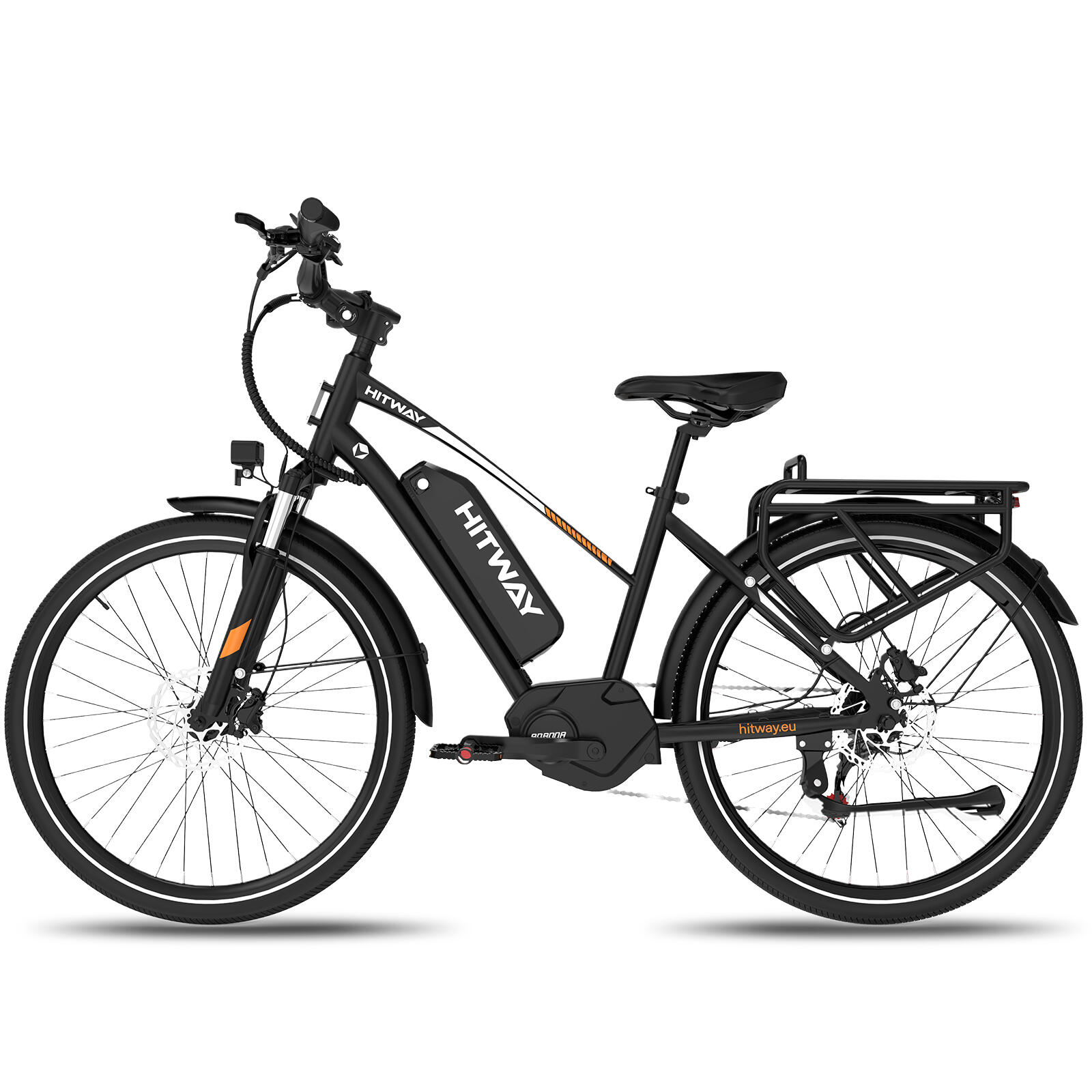 Bici elettrica città motore centrale sensore coppia 150km BK-U1 4/7