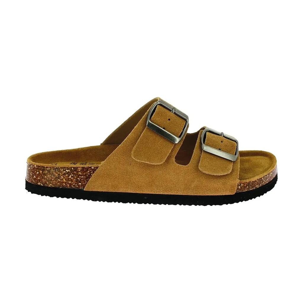 Sandales Cuir à 2 Brides Femme Elementerre Sandalma 39 Beige