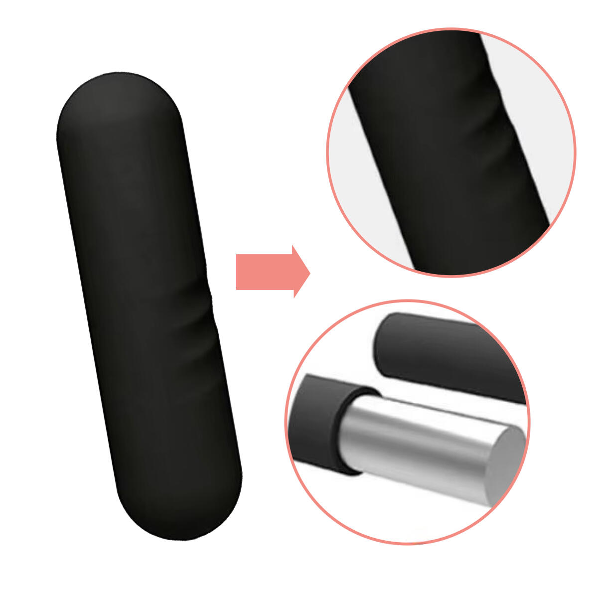 ZESTAW HANTLE HANTELKI DO ĆWICZEŃ PILATES FITNESS 2x 1KG 2/7