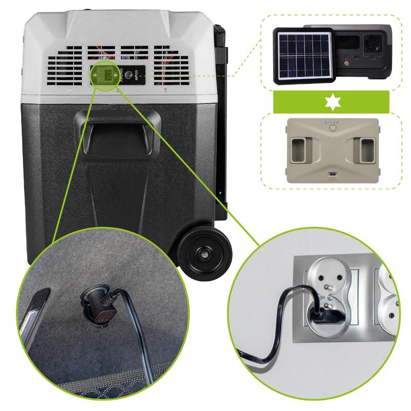 Frigider turistic cu compresor Vayox VA-T40 12/24/230V, cu acumulator, 40 L