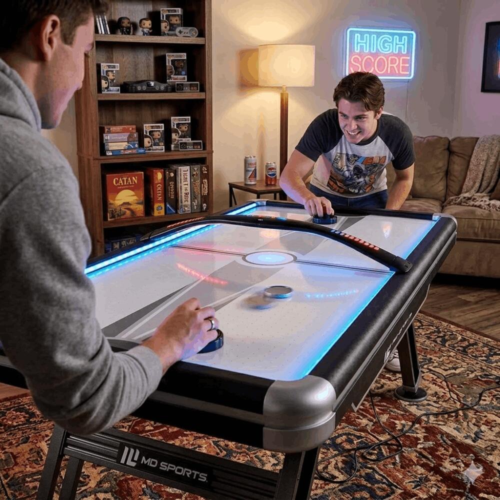 Air Hockey Rebel avec effets LED 2/5