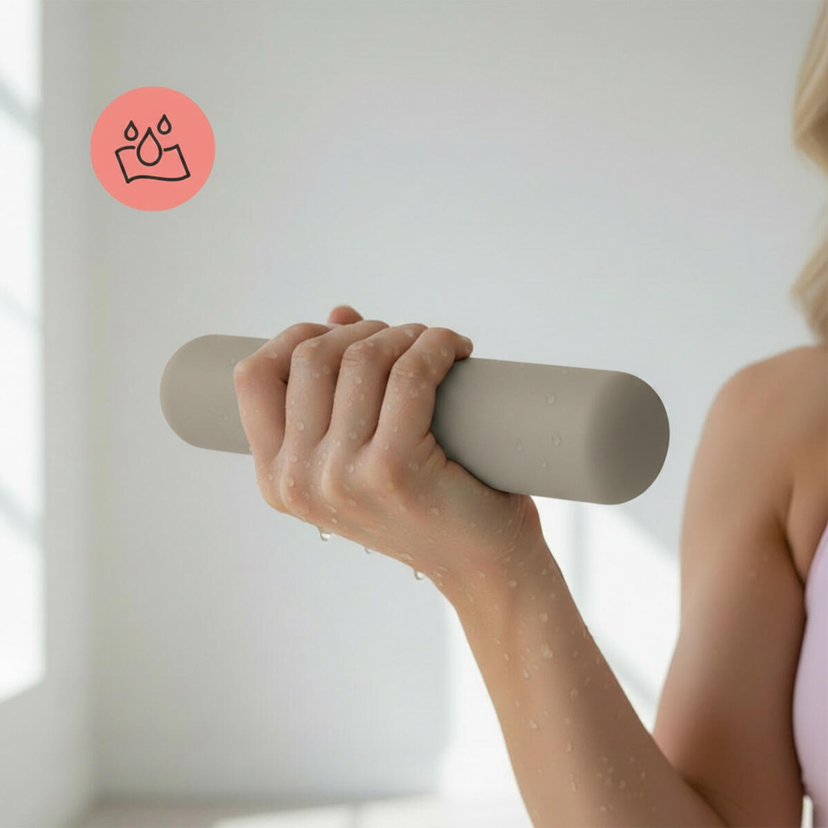 ZESTAW HANTLE HANTELKI DO ĆWICZEŃ PILATES FITNESS 2x 1,5KG 5/7