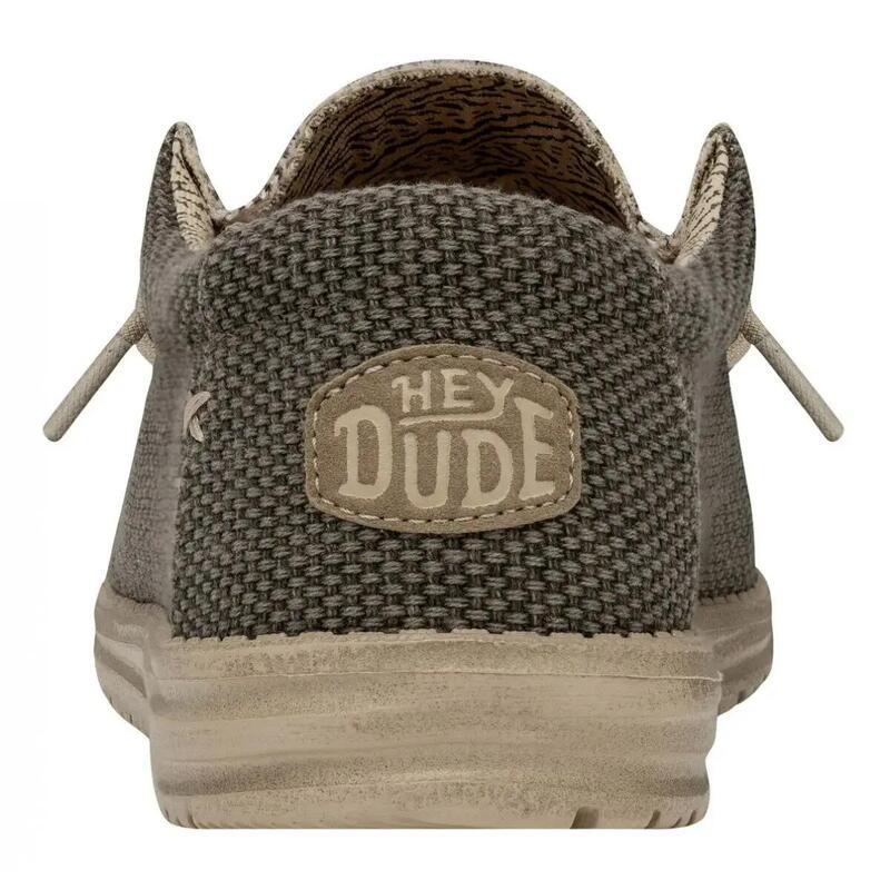 Pantofi Sport Hey Dude Model Wally Braided Culoare Verde