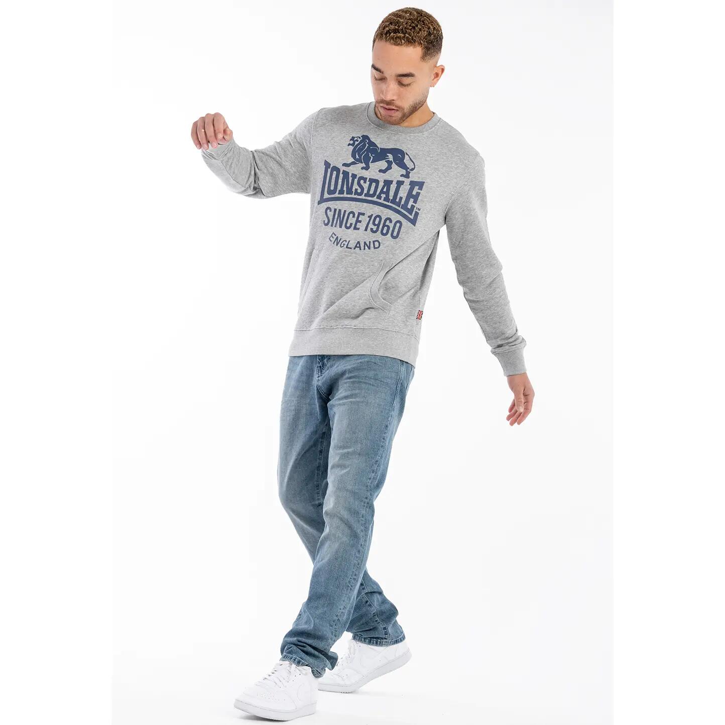 Sudadera de cuello redondo, corte regular Lonsdale Noss 2/4