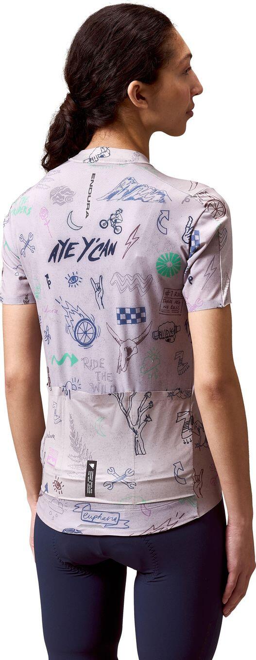 Endura Pro SL Print Kurzarmtrikot Grau Damen 2/7