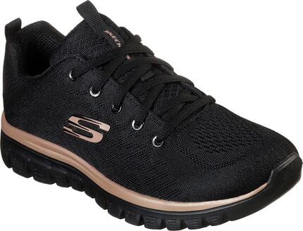 Zapatilla Multideporte para MUJER SKECHERS GRACEFUL-GET CONNECTED-BBK