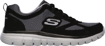 Chaussures Lifestyle Skechers Burns Agoura Noir/Gris Homme