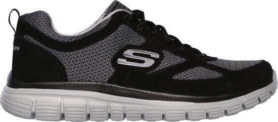 Chaussures Lifestyle Skechers Burns Agoura Noir/Gris Homme