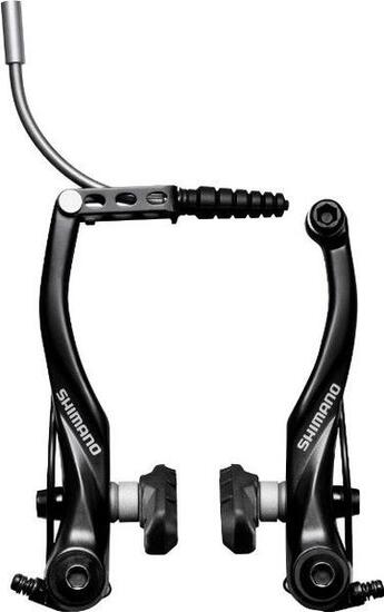 Shimano V-Brake Alivio T4000 - Zuverlässige Bremsleistung in Schwarz