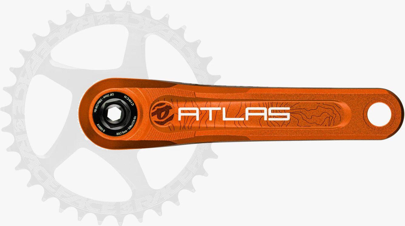 Manivelles Race Face Atlas Cinch Direct-Mount Axe 83mm Orange (Sans Boitier) 2/3