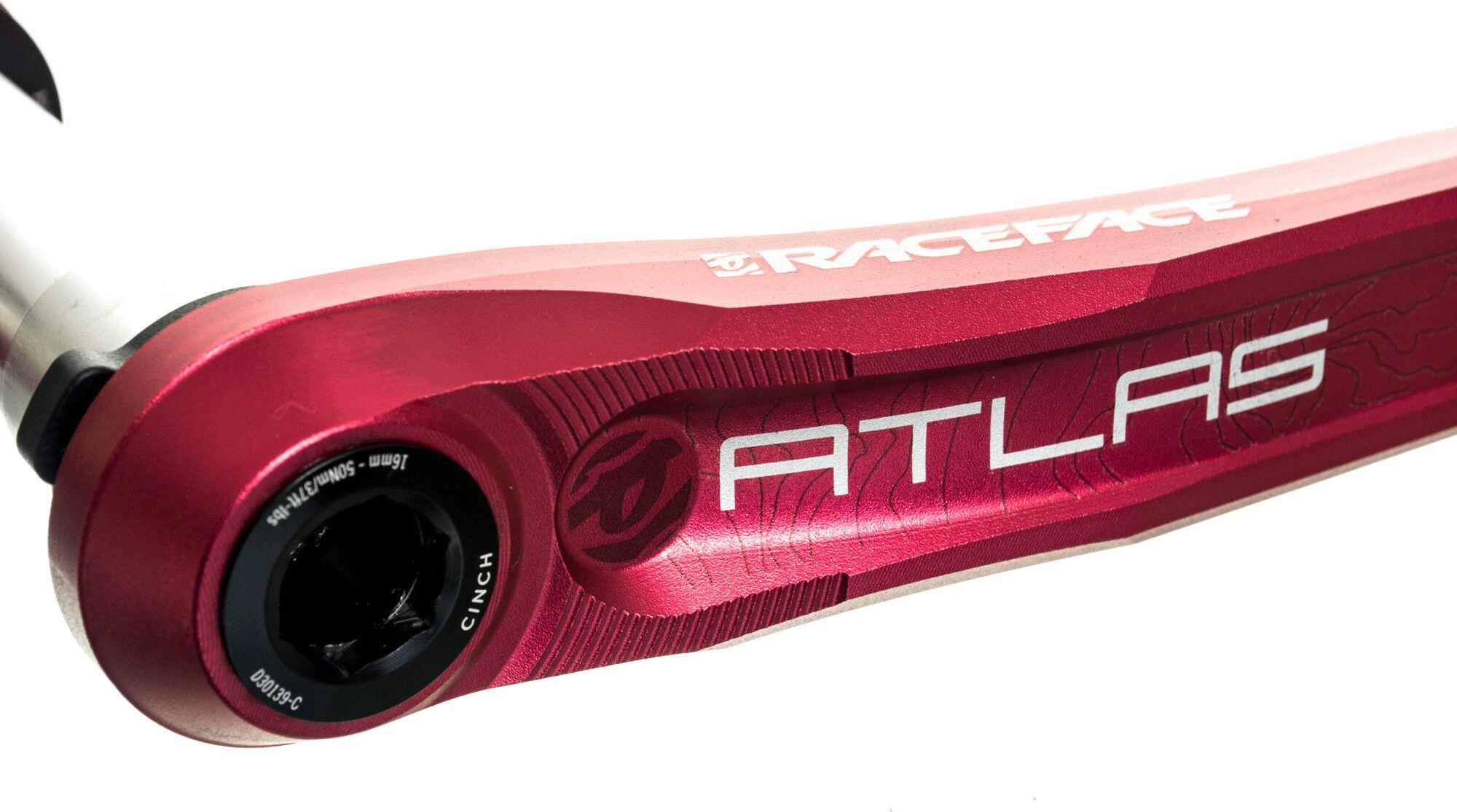 Race Face ATLAS Crank Arms - Rojo 2/3
