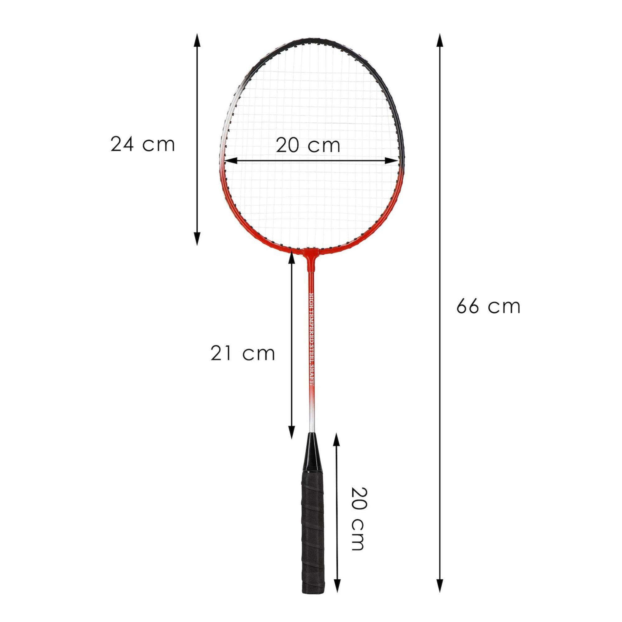 Zestaw do badmintona 9w1 Springos z 2 paletkami i 6 lotkami 7/7