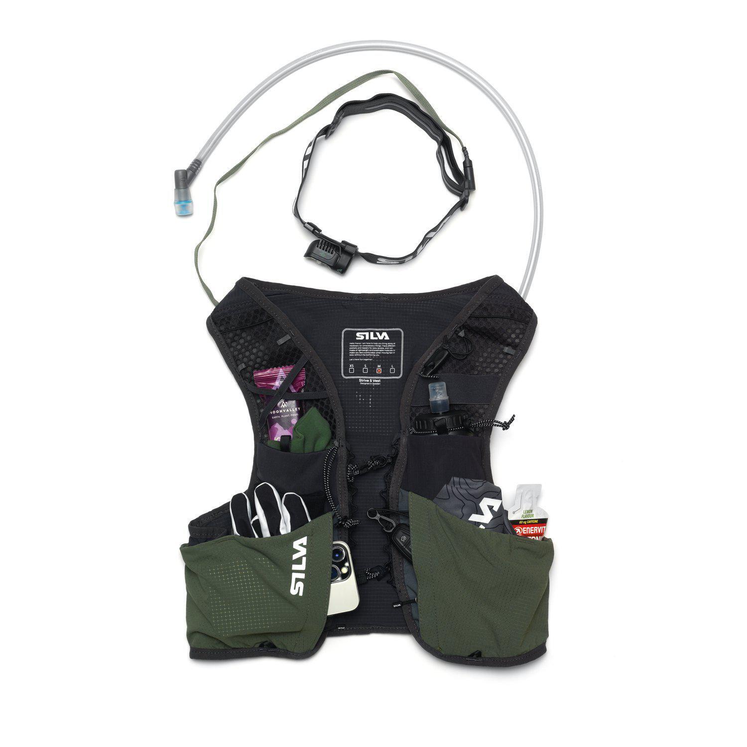 Trail running vest 5L Strive met hydratatieopslag en fleszakken 6/7