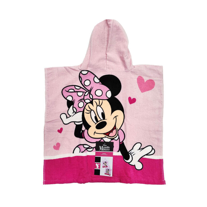 PONCHO ENFANT 60X120CM COTON DISNEY MINNIE MOUSE 2/2