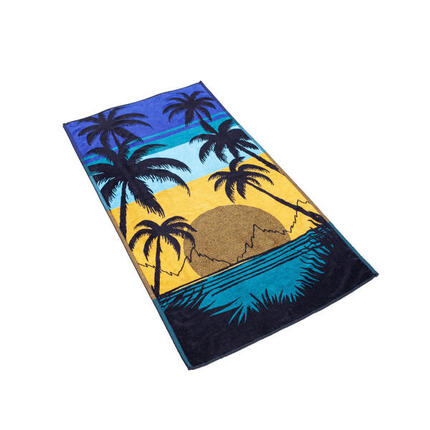 SERVIETTE DE PLAGE JACQUARD HAWAII ORANGE