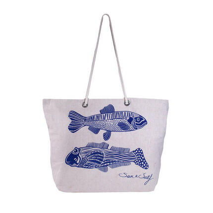 SAC FOUTA IMPRIMÉ POISSONS