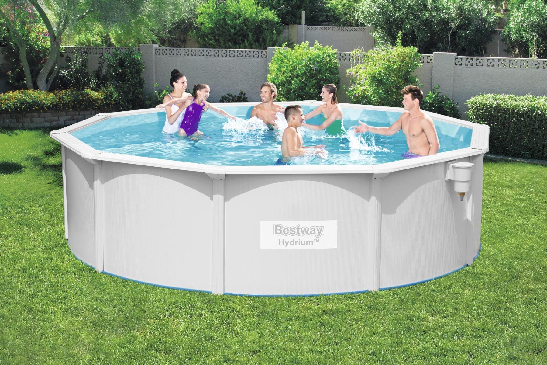 Ø 460 x 120 cm Bestway Hydrium zwembad set rond 2/6