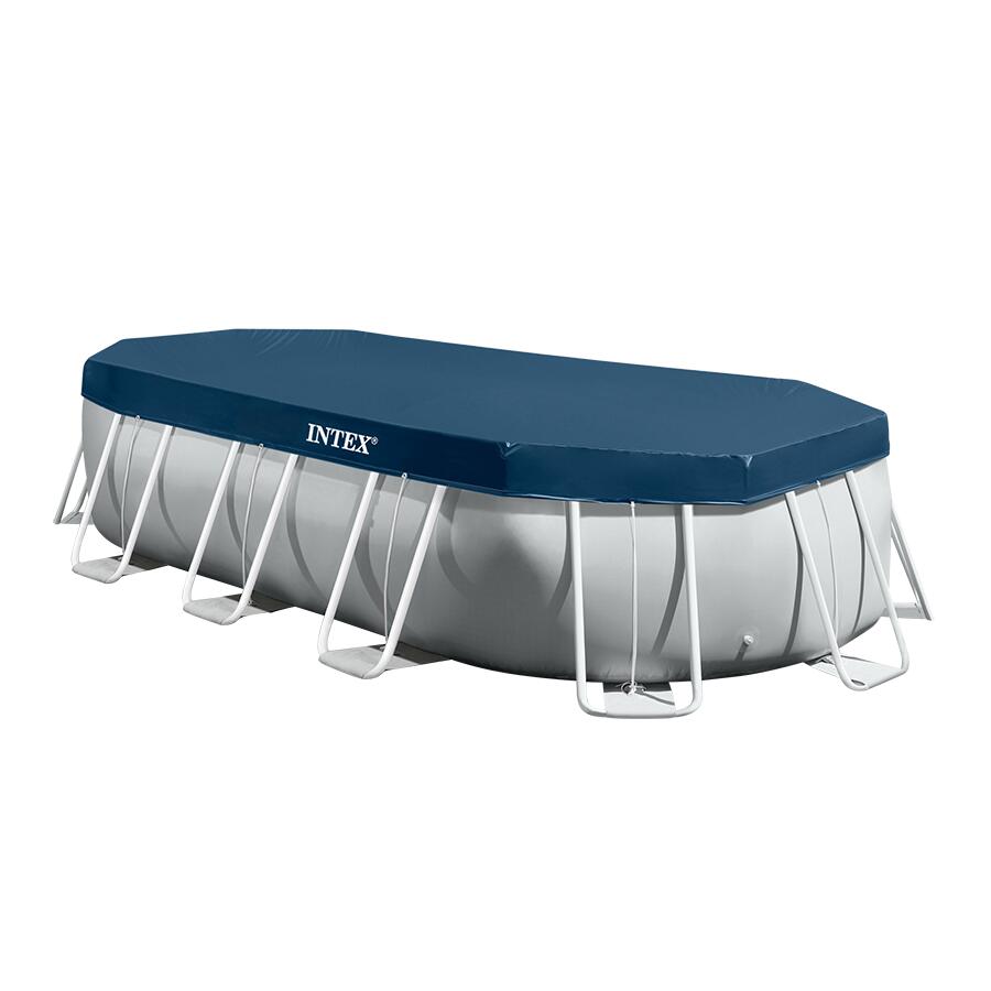 503 x 274 x 122 cm Intex Prism Frame Pool Set oval 6/7