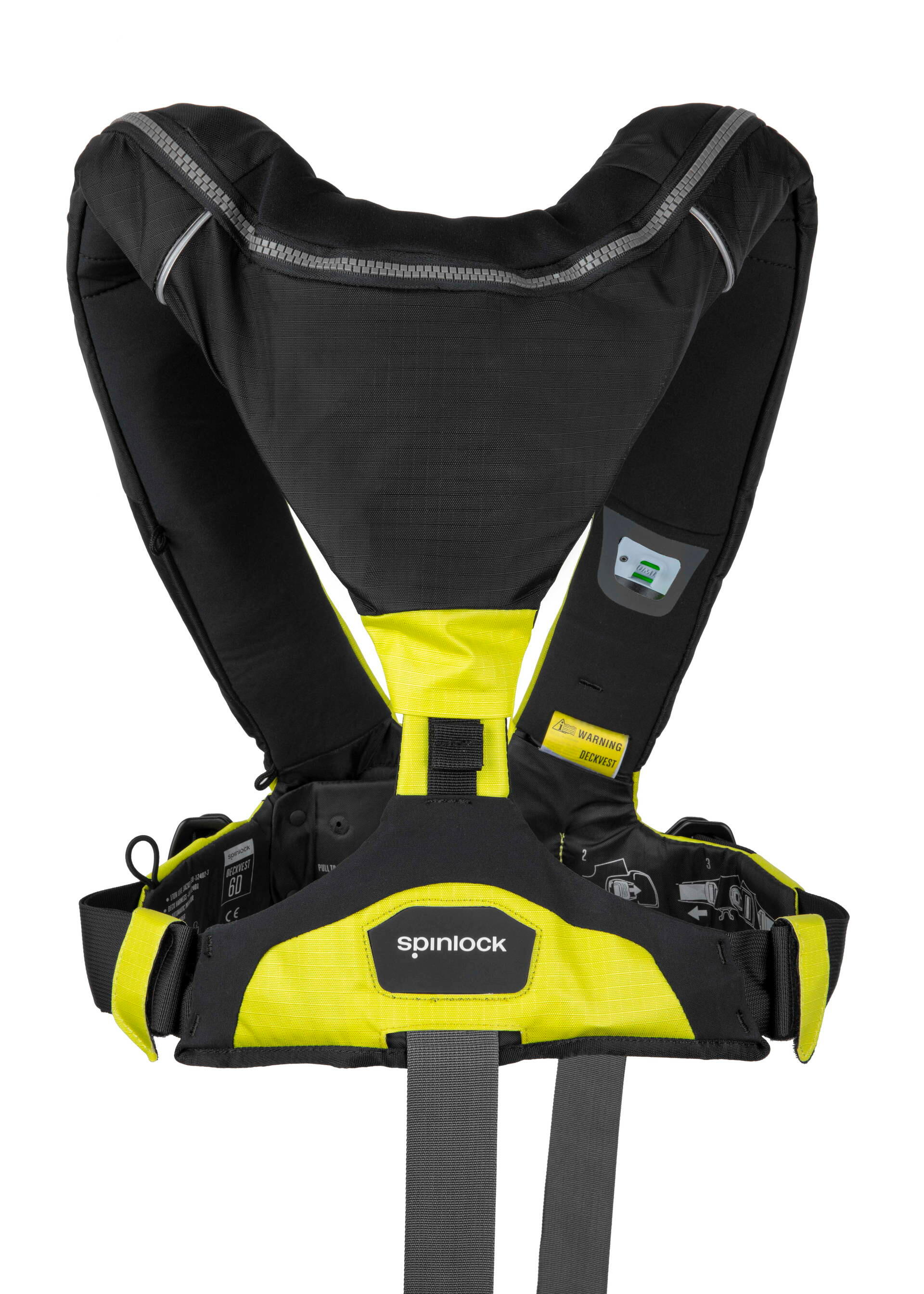 Deckvest 6D 170N gilet de sauvetage automatique avec harnais, jaune 3/5
