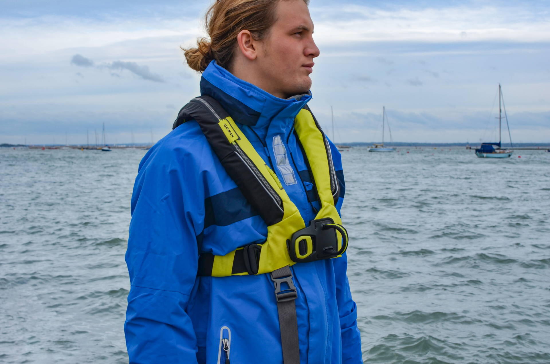 Deckvest 6D 170N gilet de sauvetage automatique avec harnais, jaune 4/5