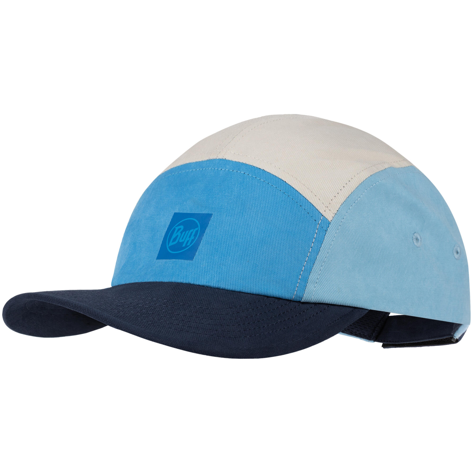Gorra 5 Panel Venture Cap Unisex Buff Azul 3/7