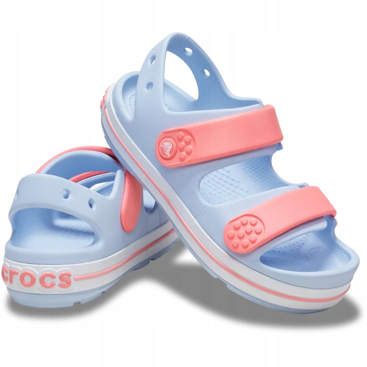 Crocs Dziecięce Sandałki Buty Na Rzep Crocband Cruiser 209423 Kids 32-33 2/6