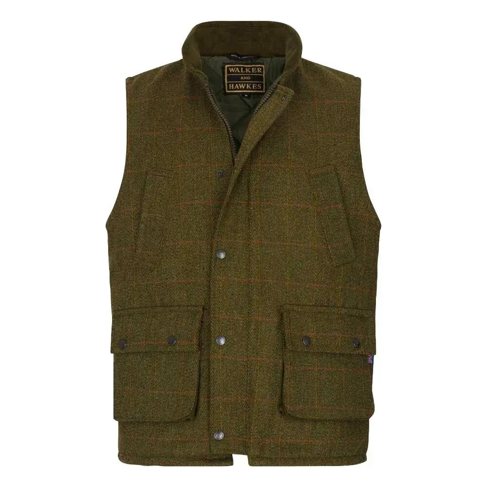 Gilet Walker and Hawkes Barington Shooting Vert Laine 2/5