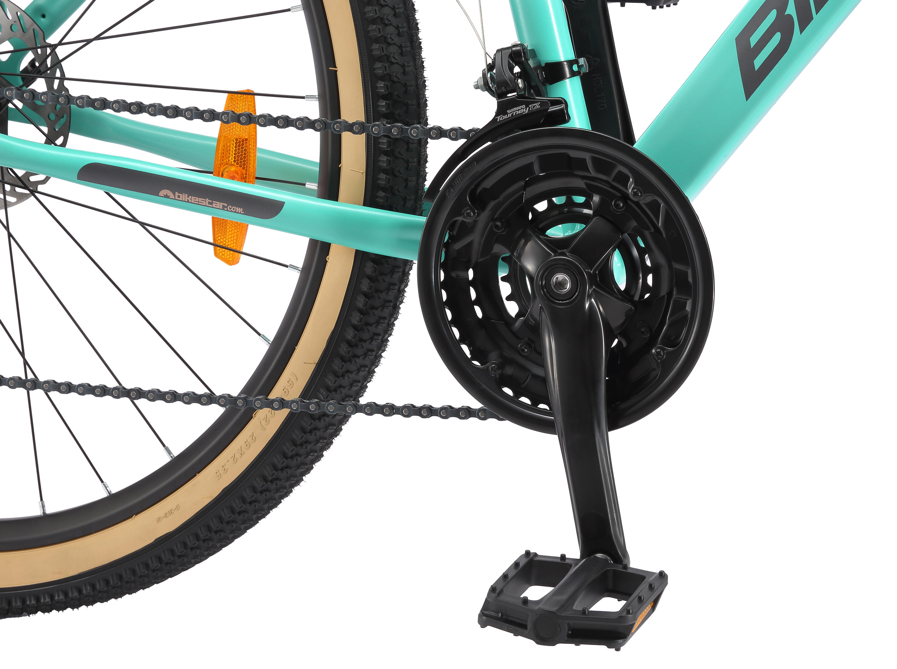 VTT 29", semi-rigide, 21 vitesses, frein à disque 6/7