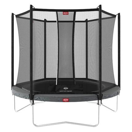 Trampoline Favorit InGround 200 + Filet Séc. Comfort Gris