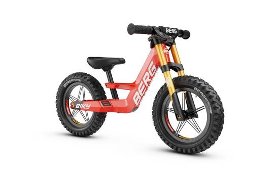 Draisienne pour Enfants, 2,5+ Ans, 12 Pouces, Biky Cross Rouge