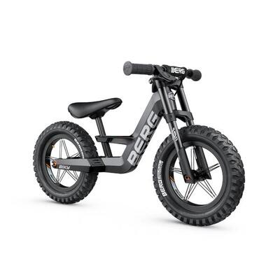 Loopfiets voor kinderen, 2,5+ jaar, 12 inch, biky cross zwart