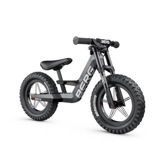 Draisienne pour Enfants, 2,5+ Ans, 12 Pouces, Biky Cross Noir