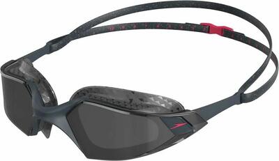 Speedo aquapulse pro zwembril grijs/rood