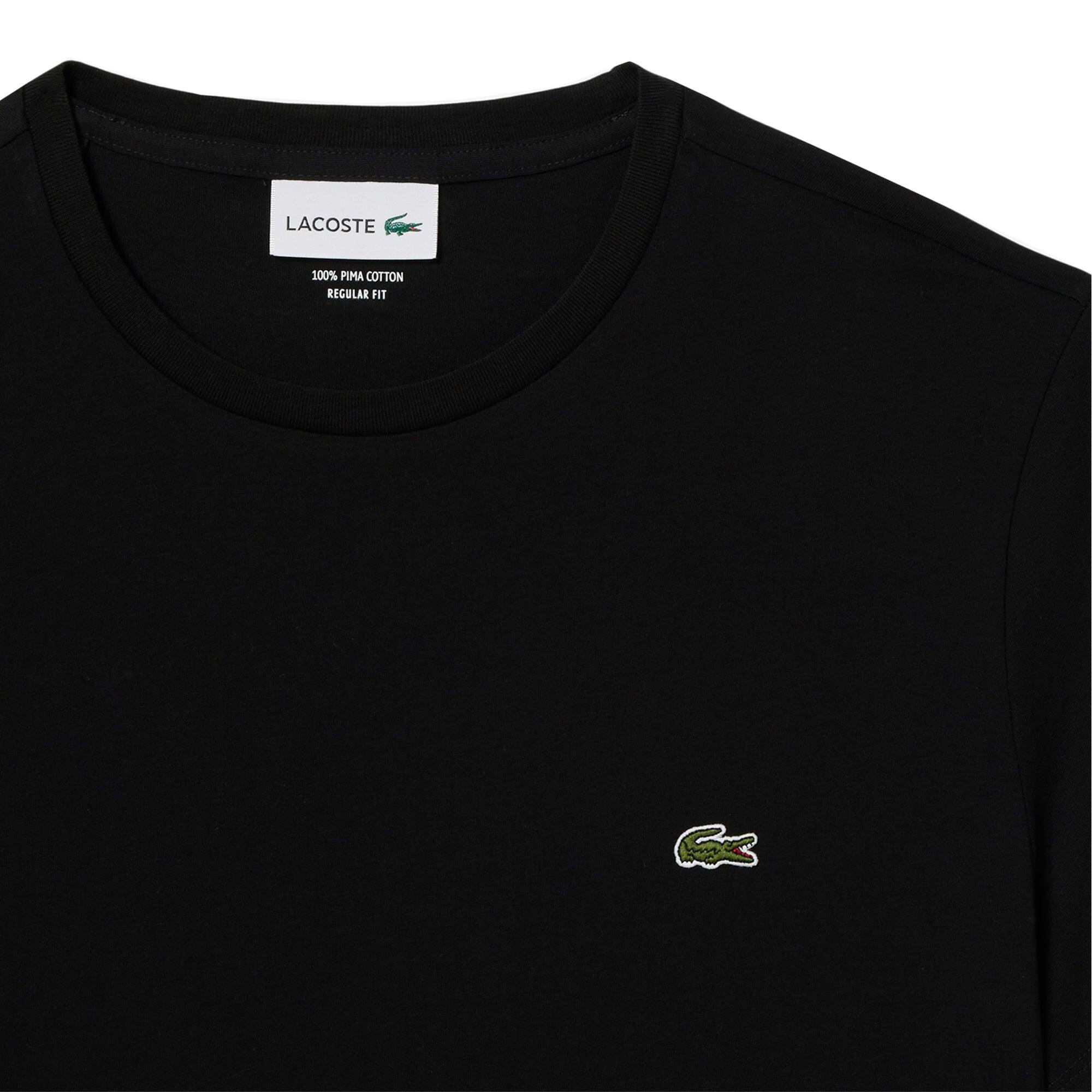 Koszulka Lacoste Czarna Regular Fit Męska 3/6