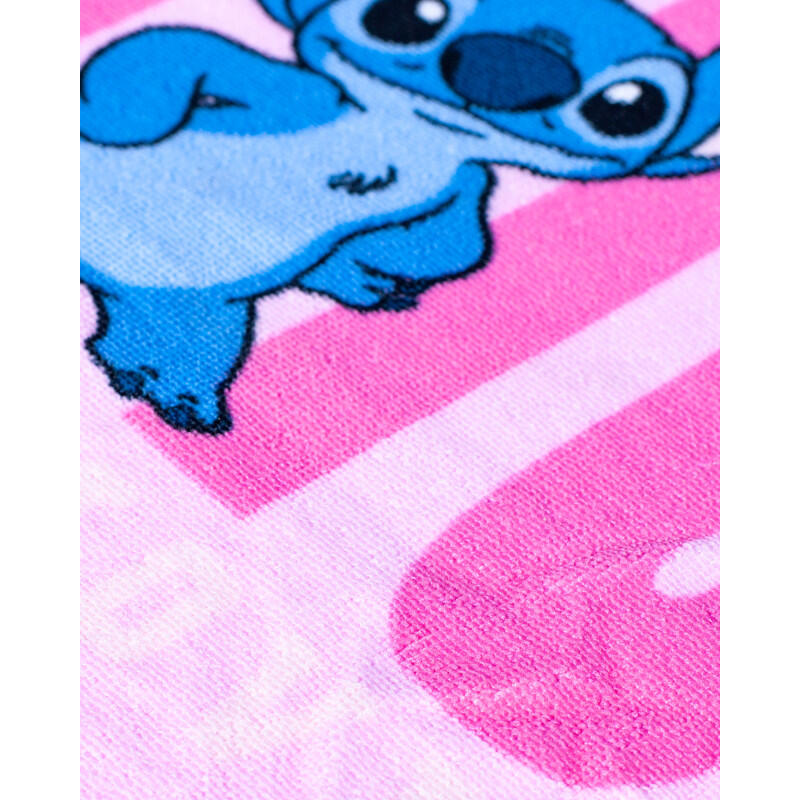 PONCHO ENFANT 50X100CM MICROFIBRE DISNEY STITCH 3/4